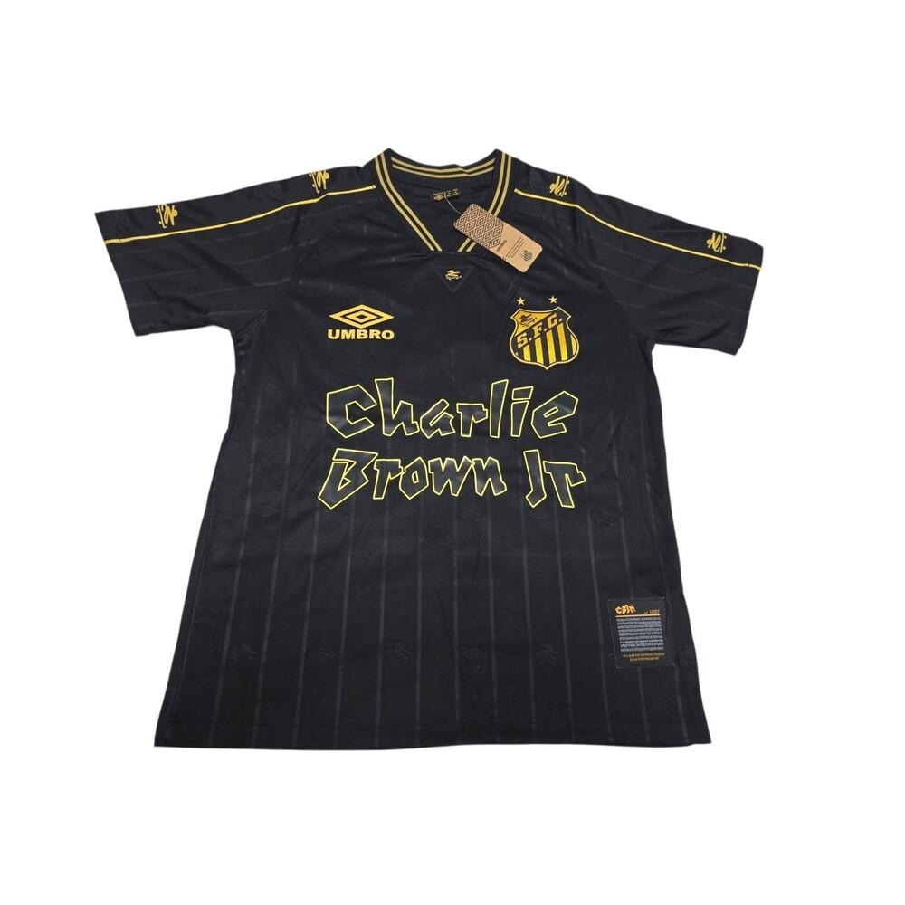 SK8 Limited Jersey Umbro Santos Soccer Team Charlie Brown Jr Shirt M Neymar Jr